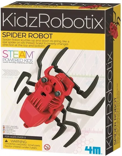 Trusă științifică 4M KidzRobotix - Păianjen robot