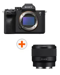Aparat foto Sony - Alpha A7 IV + Obektiv Sony FE 50mm f/1.8