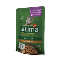 Hrana umeda pisici, Ultima Cat, Adult Sterilizat Fit & Delicious Pui, 85 g