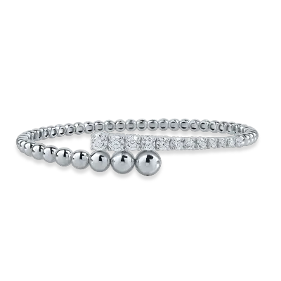 Bratara din aur alb cu diamante de 1.41ct