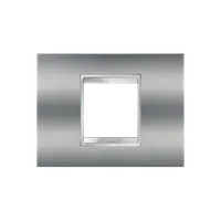 Placa ornament Chorus LUX - tehnopolimer metalizat - 2 module- CHROME - CHORUS