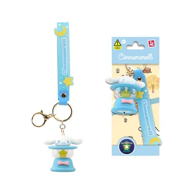 Breloc cu lumini si curea, Yume, Hello Kitty and Friends, Camping Lamp Series, Cinnamoroll