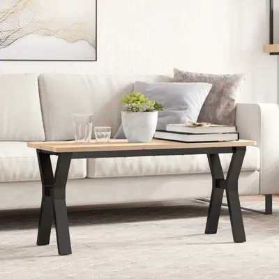 vidaXL Picioare Măsuță de cafea Y-Frame 90x30x43 cm Oţel