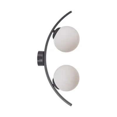 ZUMA LINE Aplica de perete HELIX 5015 2XE14 negru/alb