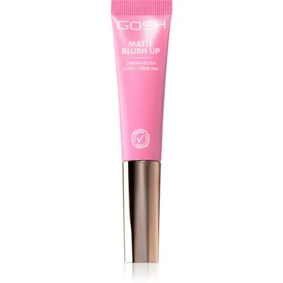 GOSH COPENHAGEN Matte Blush Up fard de obraz lichid cu efect matifiant culoare 001 Hot Pink 14 ml