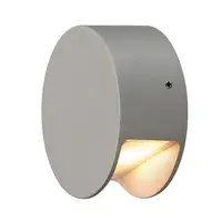 Corp iluminat de perete, aplica, lumini PEMA® de perete, lumina de perete gri, LED-uri, 3000K, IP44, gri-argintiu, 4 W,