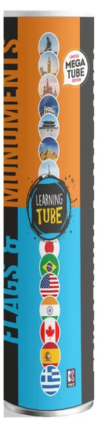 Joc educațional de masă Learning Tube: Flags & Monuments (limba engleză)