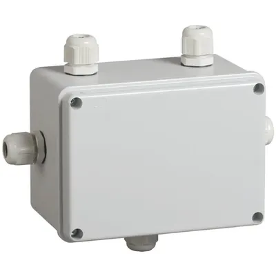 Doza KM41331 pull box pentru montaj aparent 150x110x85 mm IP55 (RAL7035, lead-ins PG11 5 pcs.)