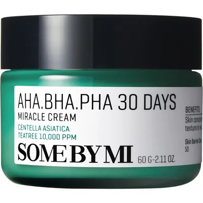 Cremă de față calmantă AHA-BHA-PHA 30 Days Miracle, 60 g, Some By Mi