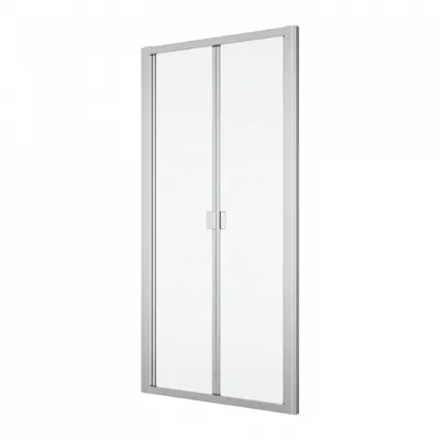 Usa pliabila dus in nisa din 2 piese, 80 cm, crom, Ronal Divera