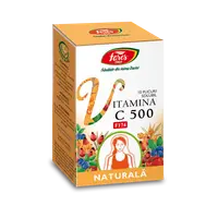 Vitamina C 500 naturala, 10 plicuri, Fares