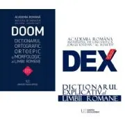 Pachet DEX - DOOM. Dictionarul explicativ al limbii romane si Dictionarul ortografic, ortoepic si morfologic al limbii romane