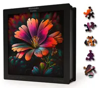 Puzzle din lemn - Flori - Lewisia