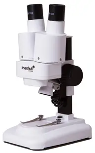 Microscop Levenhuk - 1ST, alb/negru