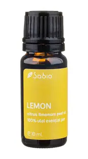 Ulei esential pur de lamaie (citrus limonum peel), 10ml, Sabio