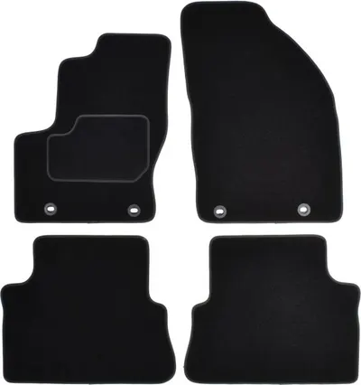 Covorase auto (set, velur, 4 bucati, culoare negru) FORD FOCUS C-MAX intre 2003-2007