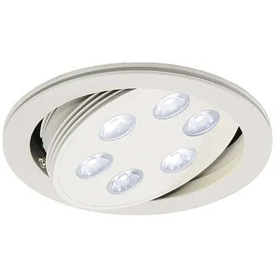 Spot TRITON 6,alb,lumina calda