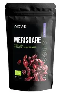 Merisoare ECO/BIO indulcite cu suc de mere 125g