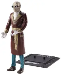 Figurina de actiune The Noble Collection Horror: Universal Monsters - Invisible Man (Bendyfigs), 19 cm