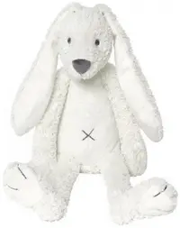 Jucarie moale Happy Horse - Iepuras Richie, alb, 58 cm