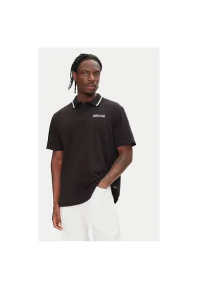 Tricou polo barbati 78OAGT15 CJ506 - Bumbac - Negru - Negru