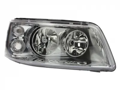 Far dreapta (H1 H7, reglaj electric, cu motoras, fundal cromat) VW TRANSPORTER 2003-2009