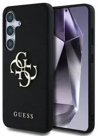 Husă Guess - Grained, Galaxy S25, negru