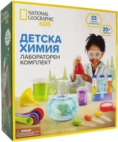 Set educațional National Geographic - Set de chimie pentru copii