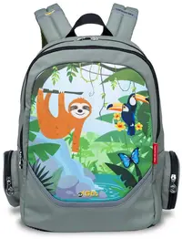 Ghiozdan școlar ergonomic Nikidom Roller Go - Rainforest