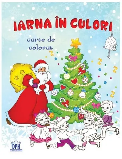 Iarna în culori. Carte de colorat - Paperback - ***