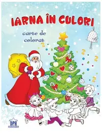 Iarna în culori. Carte de colorat - Paperback - ***