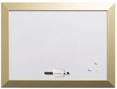 Tabla magnetica Bi-Office - 90 х 60 cm, cadru auriu