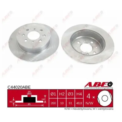 Disc frana ABE C44020ABE