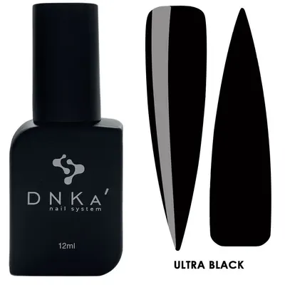 Oja semipermanenta DNKa 12ml- Ultra Black - GPDUW
