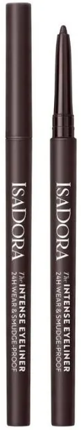 Isadora Creion pentru ochi rezistent la apă 24H Wear & Smudge-proof, 61 Black Brown, 0.35 g