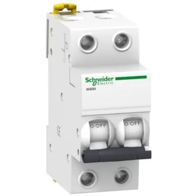 Acti9 Intreruptor Miniatura, IK60N, 2P, 6 A, curba C