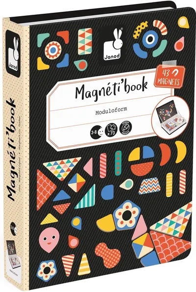 Carte magnetica pentru copii Janod - Forme