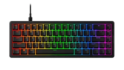 Tastatură mecanică HyperX - Origins 2 65, HyperX Linear Red, RGB, negru