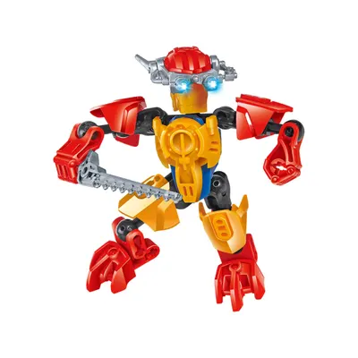 Set 3 roboti cu arma Robo Forces 11 cm