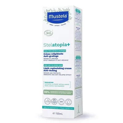 Crema de refacere a lipidelor Stelatopia+, 150 ml – Mustela