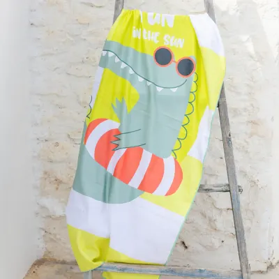 Prosop de plaja pentru copii 80x140 cm Fun in the sun