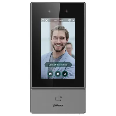 Controler de acces facial IP WiFi Dahua ASI6213S-PW, recunoastere faciala, cartela, parola, 6000 utilizatori, 6000 imagini, Wiegand, IP65, PoE