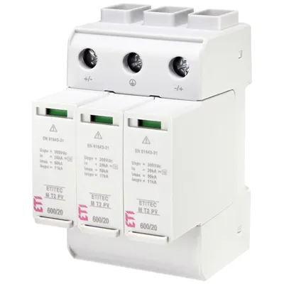 Protecție supratensiuni ETITEC M T2 PV 600/20 Y 002440735