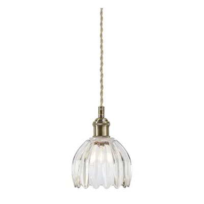 Lustră din metal cu abajur din sticlă ø 13 cm Gota – Markslöjd