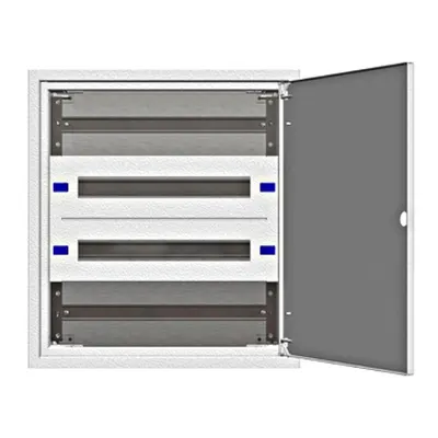 Flat Enclosure Flush mounted 2U-12K, H=640 W=590 D=100mm