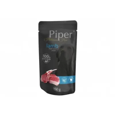Hrana umeda pentru caini Piper Platinum Pure Adult cu miel 150 gr