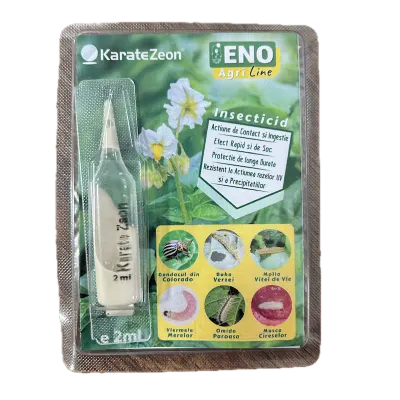 Karate Zeon 2 ml, insecticid contact, Syngenta (vita de vie, cartof, ceapa, cires, floarea soarelui, grau, orz, lucerna, mar, par, piersic, porumb, prun, rapita, varza, vinete) - Default Title