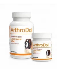 Supliment pentru câini cu disconfort articular DOLFOS ArthroDol 30 tablete cu MSM și gheara-diavolului