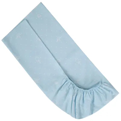 Cearșaf cu elastic Ranforce Lorelli - Ursuleț, 70 x 140 x 15 cm, albastru