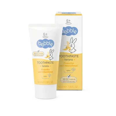 Bebble Pasta de dinti banana, 50ml